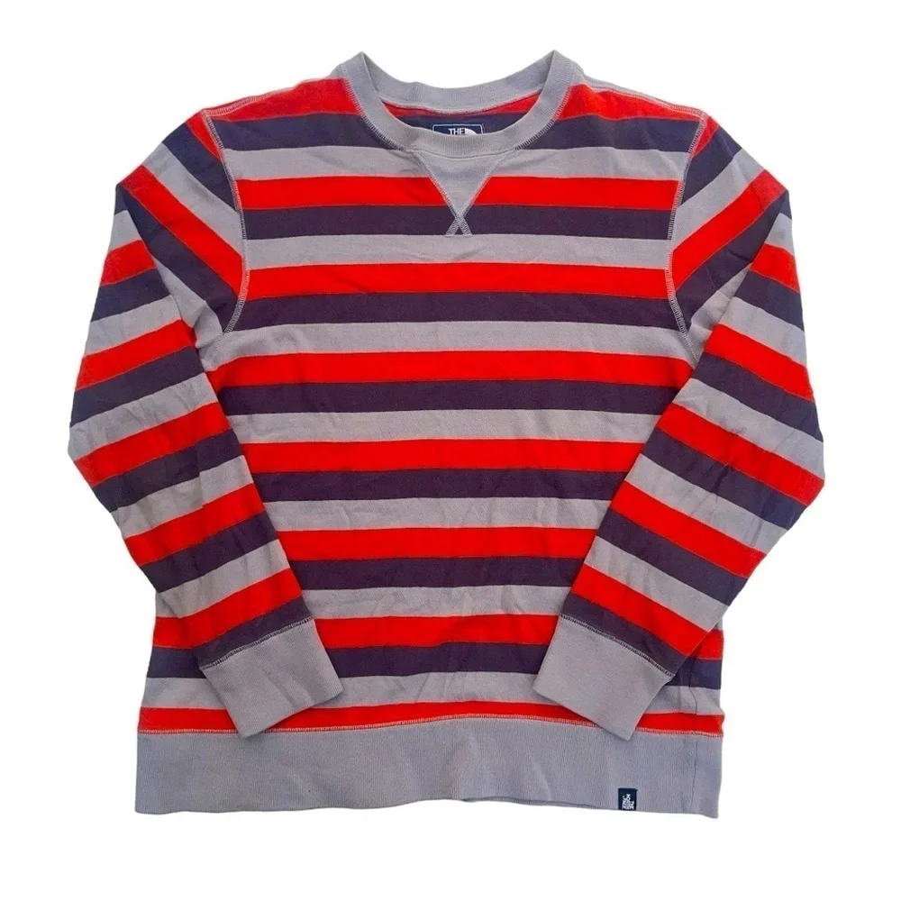 🎯 The North Face Men’s Striped Long‎ Sleeve Shirt Medium